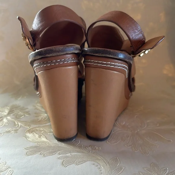 Size 5M TORY BURCH
Leather Slingback Sandals - Picture 4 of 10